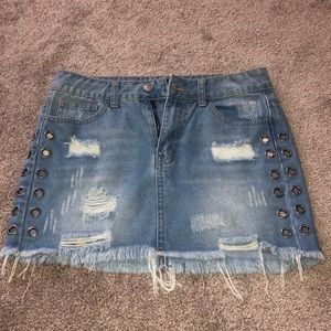 Jean skirt